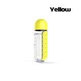 2 IN 1 Water Bottle With Pill Box