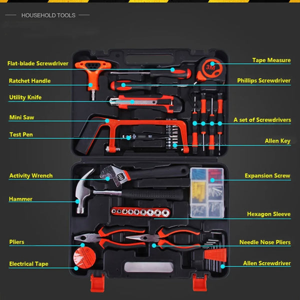 105 PCS Multi Household Tool Set