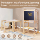 Montessori Multifunctional Learning Tower - 3-in-1 Design