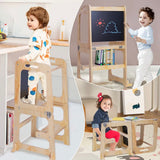 Montessori Multifunctional Learning Tower - 3-in-1 Design